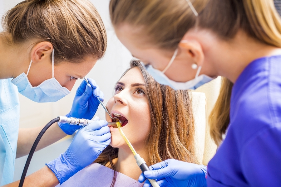 Dental filling procedure